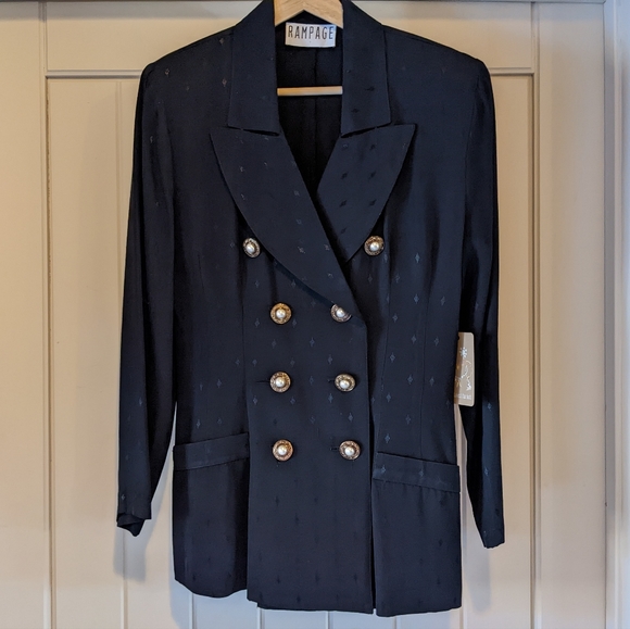 Jackets & Blazers - VINTAGE 90s blazer excellent double breasted